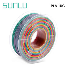 Load image into Gallery viewer, SUNLU FILAMENT Rainbow SUNLU PLA Plus 3D Printer Filament