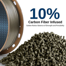 Load image into Gallery viewer, Black, Bronze Carbon Fiber PETG Filament, 1.75mm, Accuracy +/-0.04mm 1KG (2.2lbs)