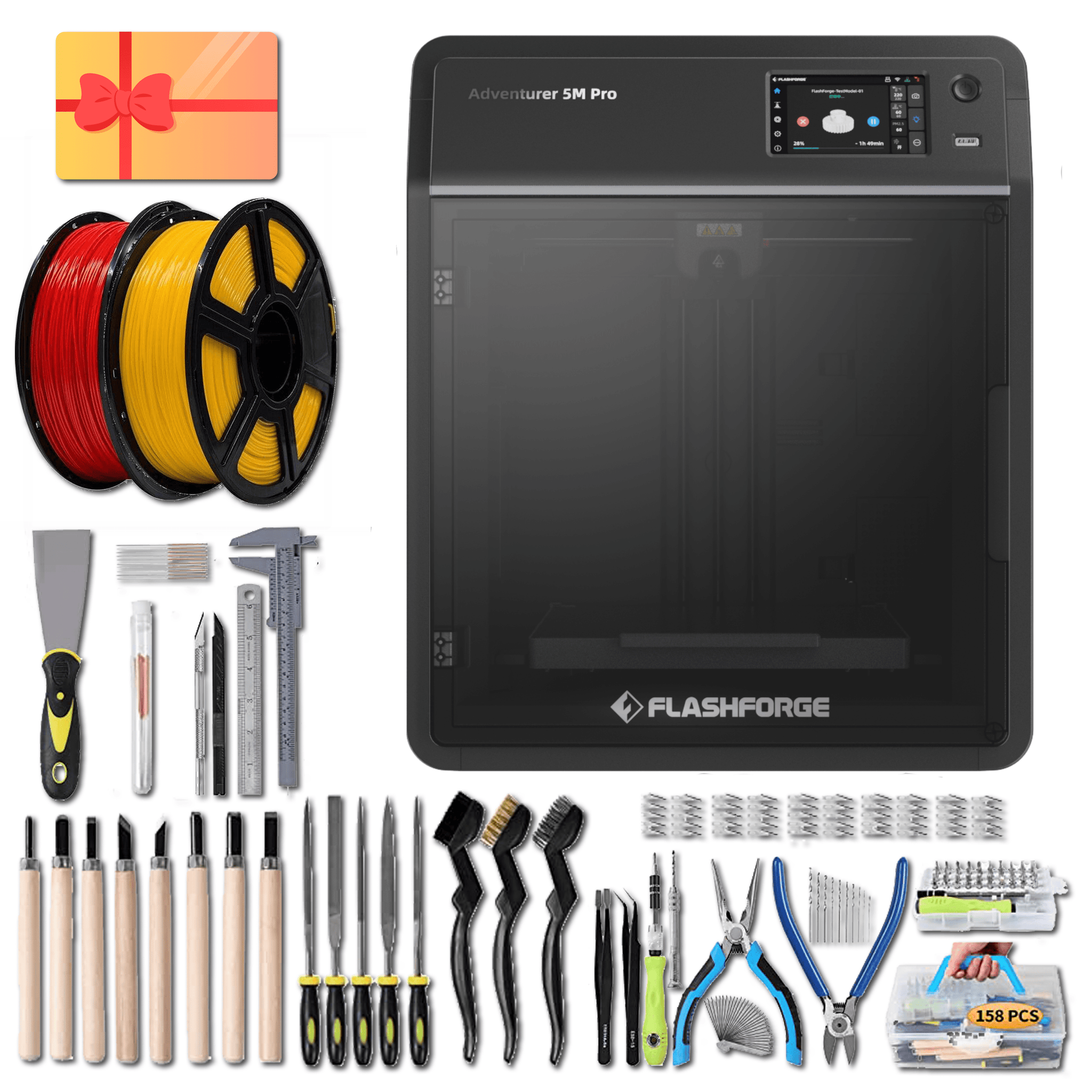 Flashforgd 3d Printer FlashForge Adventurer 5M Pro 3D Printer Maker Bundle– 3D Printernational