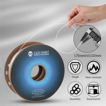 Load image into Gallery viewer, Glow-in-the-dark Blue 1.75mm PRO-3 PETG Filament, 1kg