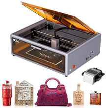 Charger l'image dans la galerie, Creality Falcon A1 10W Laser Engraver, Enclosed Laser Cutter with Air Assist, HD Camera Positioning, Beginner-friendly, Class 1 Safety Laser Engravering Machine for Wood and Metal, Acrylic