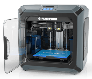 FlashForge 3D Printers Flashforge Creator 3 Pro Independent Dual Extruder 3D Printer
