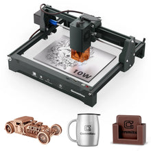 Charger l'image dans la galerie, SainSmart.com CNC Router 10W High-Power Cutting / USA Kortek Laser Engraver Machine, 2.5W/5W/10W, ±0.01mm High Precision, IR Laser Compatible, Portable CNC Laser Cutter
