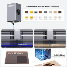 Charger l'image dans la galerie, SainSmart.com CNC Router 10W / USA Creality Falcon A1 10W Laser Engraver, Enclosed Laser Cutter with Air Assist, HD Camera Positioning, Beginner-friendly, Class 1 Safety Laser Engravering Machine for Wood and Metal, Acrylic