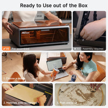 Charger l'image dans la galerie, SainSmart.com CNC Router 10W / USA Creality Falcon A1 10W Laser Engraver, Enclosed Laser Cutter with Air Assist, HD Camera Positioning, Beginner-friendly, Class 1 Safety Laser Engravering Machine for Wood and Metal, Acrylic