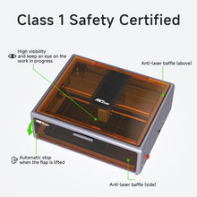 Charger l'image dans la galerie, SainSmart.com CNC Router 10W / USA Creality Falcon A1 10W Laser Engraver, Enclosed Laser Cutter with Air Assist, HD Camera Positioning, Beginner-friendly, Class 1 Safety Laser Engravering Machine for Wood and Metal, Acrylic