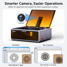 Charger l'image dans la galerie, SainSmart.com CNC Router 10W / USA Creality Falcon A1 10W Laser Engraver, Enclosed Laser Cutter with Air Assist, HD Camera Positioning, Beginner-friendly, Class 1 Safety Laser Engravering Machine for Wood and Metal, Acrylic