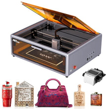 Charger l'image dans la galerie, SainSmart.com CNC Router 10W / USA Creality Falcon A1 10W Laser Engraver, Enclosed Laser Cutter with Air Assist, HD Camera Positioning, Beginner-friendly, Class 1 Safety Laser Engravering Machine for Wood and Metal, Acrylic