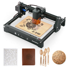 Charger l'image dans la galerie, SainSmart.com CNC Router 2.5W Fine Line Engraving / USA Kortek Laser Engraver Machine, 2.5W/5W/10W, ±0.01mm High Precision, IR Laser Compatible, Portable CNC Laser Cutter