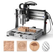 Load image into Gallery viewer, SainSmart.com CNC Router 3020-PRO Ultra Desktop CNC Router, 710W Spindle for Metal Carving and Cutting
