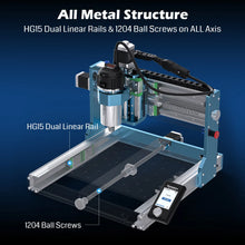 Load image into Gallery viewer, SainSmart.com CNC Router 3030-PROVer Ultra Desktop CNC Router for High Precision Metalworking, with Linear Guide &amp; Ball Screw Motion