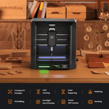 Charger l'image dans la galerie, SainSmart.com CNC Router Cubiko CNC Router, An Affordable Desktop CNC for Everyone