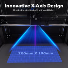 Charger l'image dans la galerie, SainSmart.com CNC Router Kintix Hybrid Galvo Laser Engraver – Ultra-Fast Batch Production &amp; Enclosed Safety