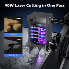 Charger l'image dans la galerie, SainSmart.com CNC Router L8 Laser Engraver Machine, 20W/40W Power, 40000mm/min High Speed All-in-one, Air Assist, Lightburn Camera