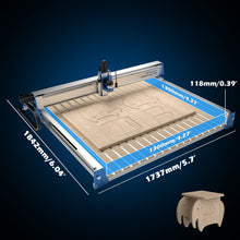 Charger l'image dans la galerie, SainSmart.com CNC Router PROVerXL 4x4 CNC Router Machine, Support Dual Z-Axis, Closed-loop Stepper Motor, Ball Screw Drive System, 1300x1300 Work Area for Wood Metal Carving