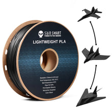 Charger l'image dans la galerie, SainSmart.com Filament Black / USA LW-PLA Filament, 1.75mm, Black &amp; White, 1KG, Lightweight Low-Density Active Foaming PLA for 3D Print RC Planes Drone Parts