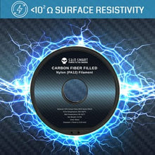 Load image into Gallery viewer, SainSmart.com Filament ePA12-CF 1.75mm Carbon Fiber Nylon Filament, 0.5kg, Accuracy +/- 0.05 mm, Black