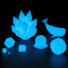 Load image into Gallery viewer, SainSmart.com Filament Glow-in-the-dark Blue 1.75mm PRO-3 PETG Filament, 1kg