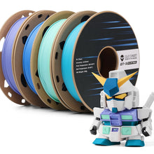 Charger l'image dans la galerie, SainSmart.com Filament GT-3 High Speed Four-Color Bundle Matte PLA Filament, 1.75mm 500g X 4 Spools, 4.4lbs (2kg) Blue, Green, Violet, Indigo