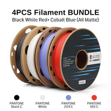 Charger l'image dans la galerie, SainSmart.com Filament GT-3 High Speed Four-Color Bundle Matte PLA Filament, 1.75mm 500g X 4 Spools, 4.4lbs (2kg) Blue, Green, Violet, Indigo