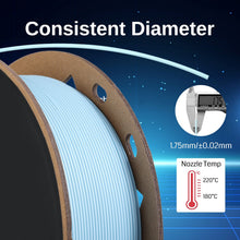 Load image into Gallery viewer, SainSmart.com Filament GT-3 High Speed Matte PLA Filament 1.75mm, 1KG, ±0.02mm, Black/White/Teal/Mint/Red/Grey