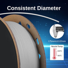Load image into Gallery viewer, SainSmart.com Filament GT-3 High Speed Matte PLA Filament 1.75mm, 1KG, ±0.02mm, Black/White/Teal/Mint/Red/Grey