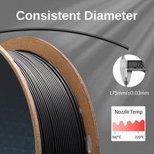 Load image into Gallery viewer, SainSmart.com Filament GT-3 High Speed PLA-Lite Filament 1.75mm, 1KG, ±0.03mm, Black/White