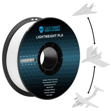 Load image into Gallery viewer, SainSmart.com Filament LW-PLA Filament, 1.75mm, Black &amp; White, 1KG, Lightweight Low-Density Active Foaming PLA for 3D Print RC Planes Drone Parts