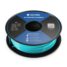 Load image into Gallery viewer, SainSmart.com Filament Neon Cyan, Cyberpunk Color TPU Filament 1.75mm 0.8kg/1.76lb