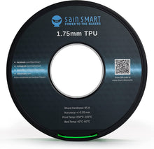 Load image into Gallery viewer, SainSmart.com Filament Neon Green, Cyberpunk Color TPU Filament 1.75mm 0.8kg/1.76lb
