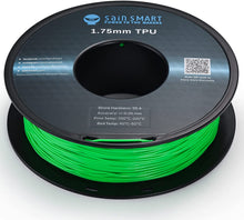 Load image into Gallery viewer, SainSmart.com Filament Neon Green, Cyberpunk Color TPU Filament 1.75mm 0.8kg/1.76lb