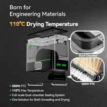 Load image into Gallery viewer, SainSmart.com Filament SUNLU FilaDryer E2, Professional Drying and Annealing, Up to 110℃/230°F, Born for Engineering 3D Printing Filaments