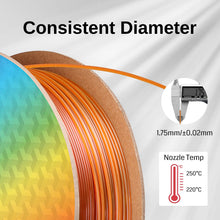 Load image into Gallery viewer, SainSmart.com Filament Translucent Rainbow, 1.75mm PRO-3 PETG Filament, 1kg