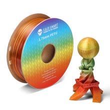 Load image into Gallery viewer, SainSmart.com Filament Translucent Rainbow, 1.75mm PRO-3 PETG Filament, 1kg
