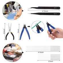 Load image into Gallery viewer, 3D PrinterNational Accessories 3D Printing Tool Kit 45pcs - Carving Knife Set / Cleaning Needles / Tweezers / Pliers / Scrapers / Caliper