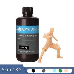 ANYCUBIC 3D Printing Materials 1KG / Skin NEW ANYCUBIC 405nm UV Resin For Photon LCD 3D Printer 500G/1000G