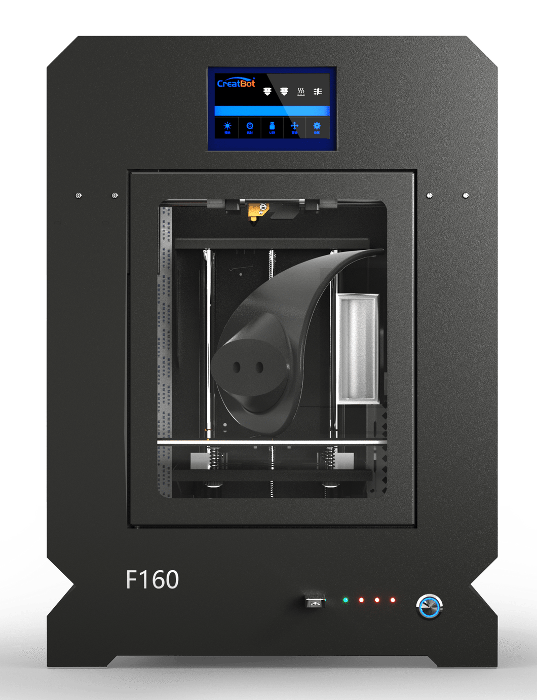 CREATBOT 3D Printers CreatBot F160/F160-PEEK 3D Printer Single Extruder Large Build Size High Temp Hotend