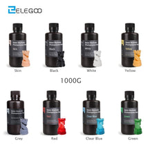Load image into Gallery viewer, Elegoo 3D Printing Materials ELEGOO Water Washable LCD UV-Curing 405nm  Photopolymer Resin for LCD 3D Printer 1000gr