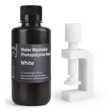 Charger l&#39;image dans la galerie, Elegoo 3D Printing Materials White ELEGOO Water Washable LCD UV-Curing 405nm  Photopolymer Resin for LCD 3D Printer 1000gr