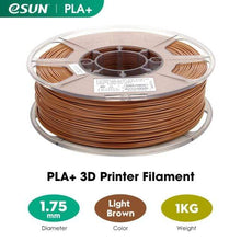 Load image into Gallery viewer, eSUN 3D Printing Materials eSUN 3D Printer Filament PLA+ 1.75mm 1KG (2.2 LBS) Spool