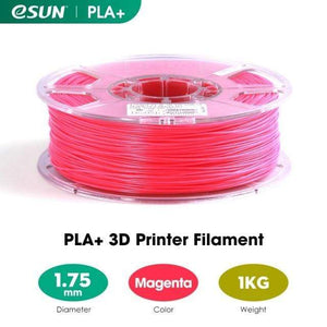 eSUN 3D Printing Materials Magenta eSUN 3D Printer Filament PLA+ 1.75mm 1KG (2.2 LBS) Spool