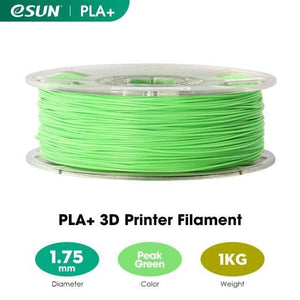 eSUN 3D Printing Materials Peak Green eSUN 3D Printer Filament PLA+ 1.75mm 1KG (2.2 LBS) Spool