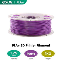Load image into Gallery viewer, eSUN 3D Printing Materials Purple eSUN 3D Printer Filament PLA+ 1.75mm 1KG (2.2 LBS) Spool