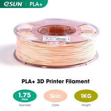 Load image into Gallery viewer, eSUN 3D Printing Materials Skin eSUN 3D Printer Filament PLA+ 1.75mm 1KG (2.2 LBS) Spool