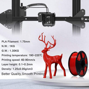 FlashForge 3D Printing Materials Lotmaxx 3D Printer PLA Filament 1.75mm 1KG /Spool