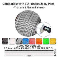Charger l&#39;image dans la galerie, SunLu 3D 3D Printer filament Sunlu ABS 1.75mm 3D Printer Filament 1kg/2.2lbs