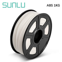Load image into Gallery viewer, SunLu 3D 3D Printer filament USA / White Sunlu ABS 1.75mm 3D Printer Filament 1kg/2.2lbs