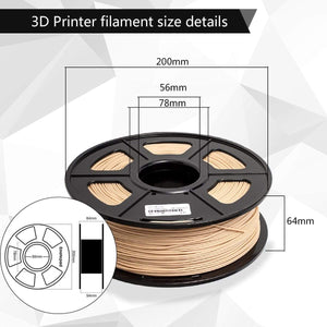SunLu 3D 3D Printer filament Wood 1.75mm Filament 1kg/2.2lbs