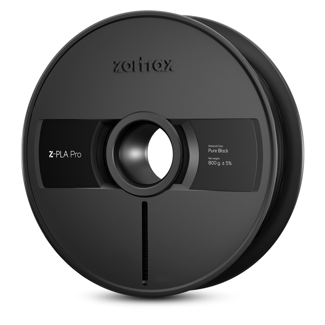zortrax FILAMENT Pure Black Zortrax Z-PLA Pro Filament For M200 Plus / Inventure 800g Spool 1.75mm